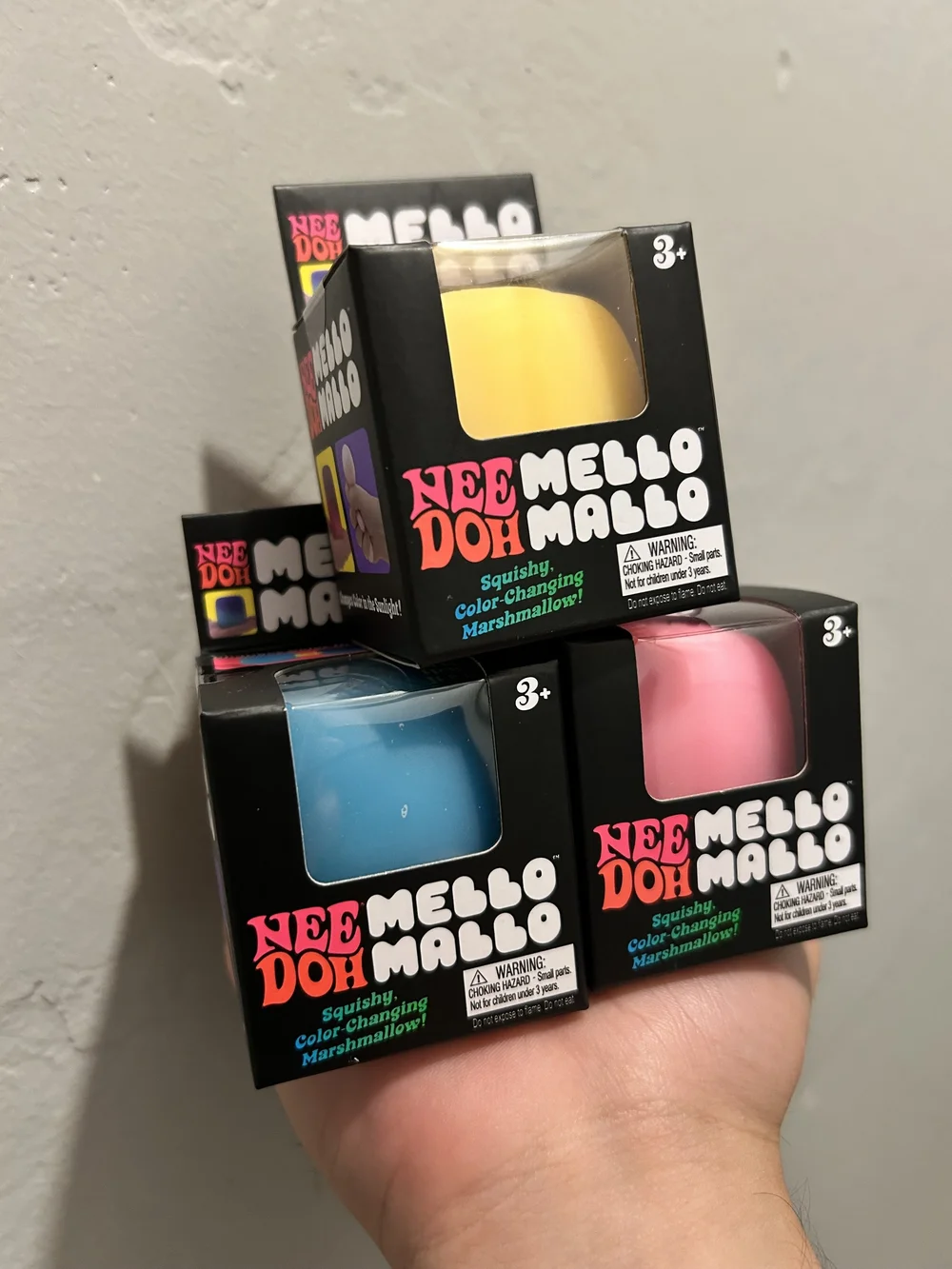 NeeDoh Mello Mallo Set Of 3